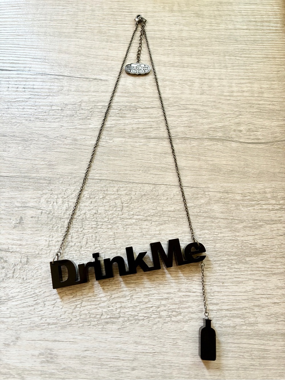 Alice in Wonderland ‘Drink Me’ Necklace